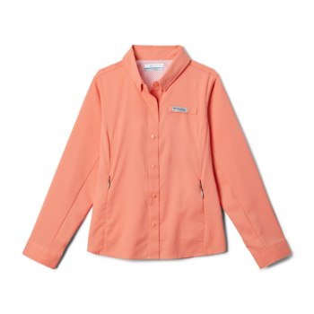 Columbia Overhemd Meisjes, PFG Tamiami Long Sleeve Oranje, 68JCSLMIO